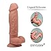 Liquid Silicone Realistic Dildo with Strong Suction Cup, Ultra-Soft Dildo for Beginners Vaginal G-spot Anal Play Adult Sex Toy for Masturbation 7
