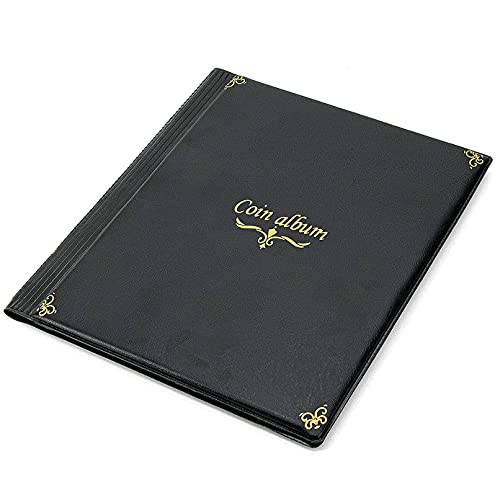 CenterZ 200 Pockets Coin Album, Penny Collecting Book, Souvenir Coins