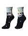 OSABASA Womens Art Patterned Casual Crew Socks(KWMS0329)