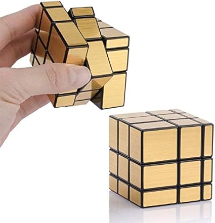 Toy Arena Super Speed Rare Plastic Cube (Mirror Gold)