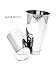 4 Piece Boston Shaker Set By BARMIXXO/150+ Drink Cocktail Recipe (Ebook)/Bartender Tools For Professional and Home Bar/Jigger and Strainer
