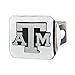 FANMATS 15103 Texas A&M Aggies Chrome Metal Hitch Cover with Chrome Metal 3D Emblem