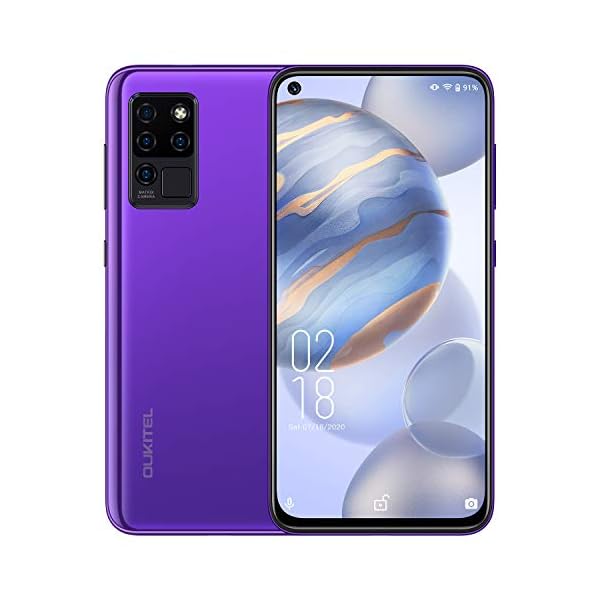 Sim-free-Unlocked-Mobile-PhonesOUKITEL-C212021-Android-10-Mobile-Phone-Sim-Free-FHD64Inches4GB64GB-SD-256GB20MP-Selfie-FrontFour-Rear-Cameras4000mAh-Battery-Dual-SIM-Smartphone-Purple Sim-free & Unlocked Mobile Phones,OUKITEL C21(2021) Android 10 Mobile Phone Sim Free FHD+,6.4Inches,4GB+64GB (SD 256GB…