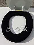 LifeLong Needs Black Closestool Washable Toilet Seat Lid Warmer Cover