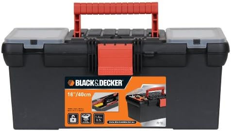 Caja contenedora de herramientas Black & Decker: Amazon.es: Bricolaje y herramientas