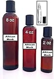 Pure African Musk - Uncut Scented Body Oil - Unisex Fragrance for Men and Women - Best for Refills