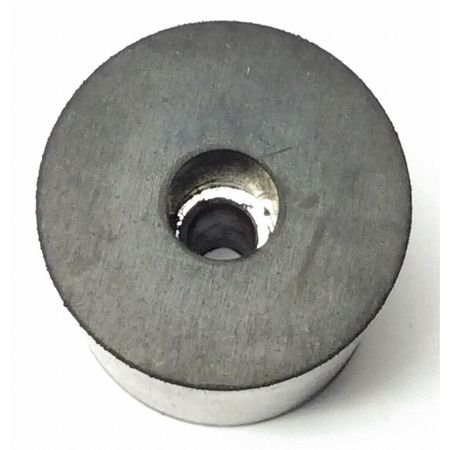 5-Pack Black Rubber Bumpers (1-1/16" Base) - Screw-In Protection For Furniture & Equipment