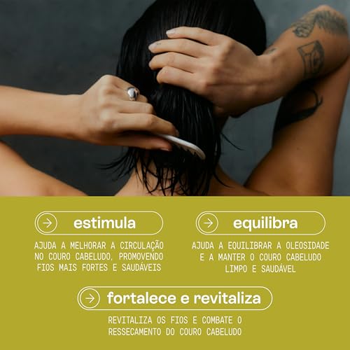 Oleo de Alecrim Capilar – Auxilia no Fortalecimento dos Fios, Crescimento Capilar e Vitalidade – Oleo de Alecrim 100% Puro, Vegetal e Natural. Com Tampa Gotejadora - 140ml Beauts