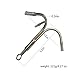 Claw Stainless Steel Outdoor Grappling Hook/Climbing Claw/Gravity Hook/Flying Tigers/Aquatic Anchor Hook for Your Outdoor Life+Safety Rope (S/5.1in（L） x 5.1in（W） x 0.24in（D）)