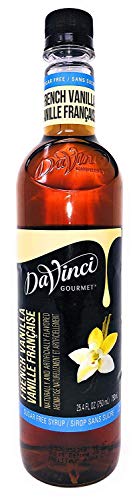 DaVinci French Vanilla Sugar-Free Flavored Coffee Syrup - 750ml