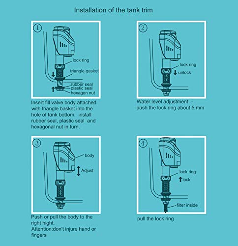 3 Universal+Toilet+Valve+Rapid+Adjustable