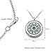 Aromatherapy Perfume Essential Oil Diffuser Necklace Locket Pendant Necklace with 6 Felt Pads (Flower Tatt)thumb 1