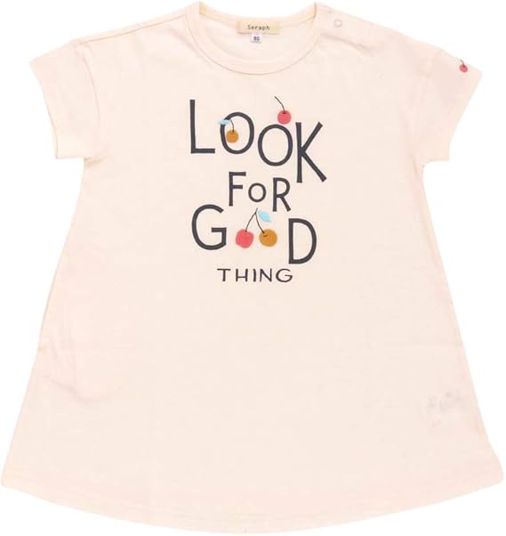 Amazon Co Jp セラフ Seraph Tシャツワンピース 100 アイボリー キッズ 子供 半袖 ワンピース ロゴ シンプル 女の子 子ども 子供服 ジュニア ベビー セラフ セール Sale カジュアル ナチュラル 夏服 Nk 服 ファッション小物