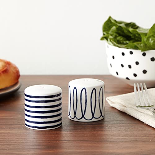 KATE SPADE Charlotte Street Salt and Pepper Shakers, 0.3 LB, Blue Pricepulse