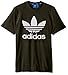 adidas Originals Men's Tops Trefoil Tee, Night Cargo, Medium