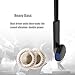 In Ear Headphones, PWOW Wired Earphones iPhone Earphones Earbuds with Microphone and Remote Control 2 Packs