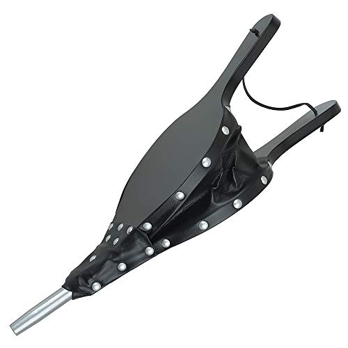 Z-Color 1PCS Black Wood Fireplace Bellows 17.7" x 7.5" Outdoor Cooking Fan Air Blower