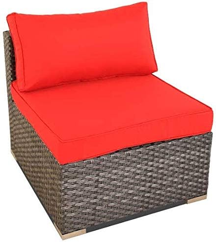 Amazon Com Outime Indoor Outdoor 2pcs Red Cushions Set Rplacement