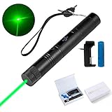 Green Laser Pointer High Power Hunting Rifle Scope Sight Laser Pen Mini LED Tactical Flashlights Remote Pointer Projector Travel Outdoor Flashlight Funny Laser Pointer Toys for Cats/Dogs