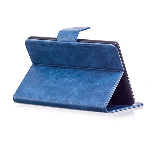 Case for Kindle E-Reader (8th Generation 2016), LittleMax(TM) PU Leather Panda Embossed Wallet Case Magnetic Closure Cover for Amazon Kindle 6" Display, 8th Gen 2016 Release -01 Blue - Thumbnail 4