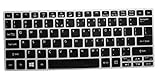 Translucent Black Ultra Thin Silicone Keyboard Cover Protector for Acer Aspire V5-122 V5-122P V5-132 V5-132P V3-111P V3-112P V13 V3-331 V3-371 V3-372T E11 E3-111 E3-112 ES1-111M, Aspire R 11(R3-131T), Aspire Switch 11(SW5-171 SW5-173) 11.6