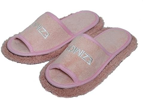 Friendly House Women's Chenille Microfiber Floor Cleaning Mop Slippers (Pink)