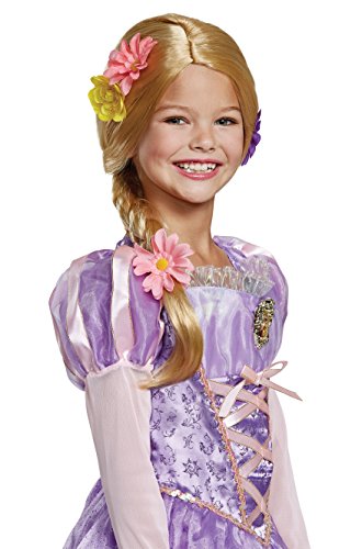 Disguise Rapunzel Deluxe  Costume Wig, One Size Child