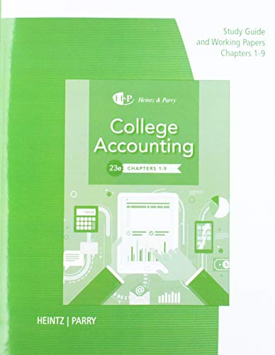 College Acct.,Ch.1 9 Std.Gde./Wkpprs