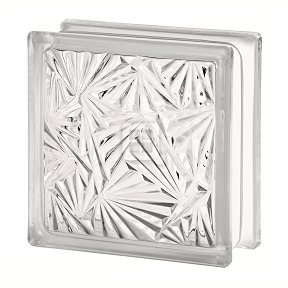 Quality Glass Block 7.5 x 7.5 x 3 Basic Cuneis Glass Block