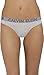Calvin Klein Women's Ultimate Cotton Thong Panty, Grey Heather, Small