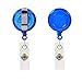 Selizo Sticky Notes 12 Sets Retractable Badge Holder Reel Clip with Vertical ID Card Holders