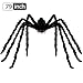 HBlife 6.6ft Giant Hairy Spider Halloween Decorations Outdoor Yard Decor, Black