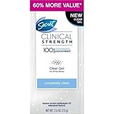 Secret Clinical Strength Clear Gel Antiperspirant & Deodorant, Completely Clean 2.6 oz