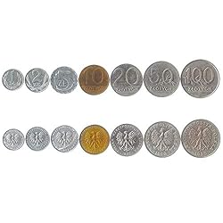 Set of 7 Coins from