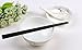 Suncha Black Glass Fiber High Polymer Material Snake Skin Alloy Chopsticks Set of 5 Pairs (10 pcs) …