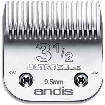 Andis Carbon-Infused Steel UltraEdge Clipper Blade, Size-3-1/2, 3/8-Inch Cut Length (64089)