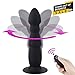 Vibrating Butt Plug - Wireless Remote & 10 Speed Setting - USB Rechargeable Waterproof Silicone Anal Plug Adult Sex Toys for Male & Female Massaging Prostate - Intermediate and Advanced - Lyps Zeus