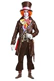 Mens Electric Mad Hatter Mens Costume (Hat/Gloves/Wig/Make-Up not included)