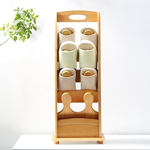Chai jia Multi - Functional Shoe Rack Solid Wood Multi - Storey Storage Frame Simple Living Room Bathroom Slippers Rack