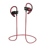 bluetooth headphones water resistant sports earphones for running hd stereo in ear headphones gym running workout noise canceling earbuds