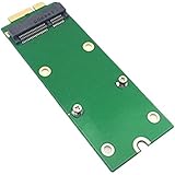 QNINE mSATA to A1398 A1425 (2012 &amp; Early 2013) Adapter for MacBook Pro Retina SSD Replacement, Mini PCIe SATA SSD Converter Card