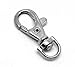 Rockin Beads Brand, 20 Nickle Plated Lobster Claw Swivel Clasps for Key Ring 38x16mm(1 1/2