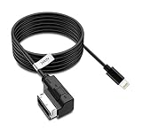 Media Interface Audio Adapter for Mercedes Benz, Car AMI AUX Power Cable Compatible with iX i8 i7 i6 Plus for Select MB Models (39 inch)