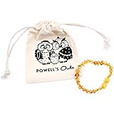 Baltic Amber Teething Bracelet/Teething Anklet For Babies, Toddlers & Kids (Unisex, Raw Unpolished Honey, 5.5