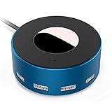 Vogek 6-Port USB Charger Desktop Charging Station with Smart Identification (Blue)