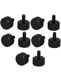Brass Knurled Thumb Screws, M3x25mm Flat Grip Bolt Knobs Fasteners for
