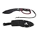 MOSSY OAK 18-inch Kukri Machete, 12-inch Black Blade with Saw Back, Full Tang TPR Handle with Lanyard, Solid Nylon Sheath Included