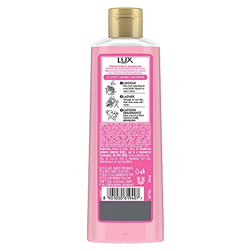 LUX-Shower-Gel-French-Rose-Fragrance-Almond-Oil-Bodywash-With-Glycerine-For-Soft-Glowing-Skin-Paraben-Free-245-ml Lux Shower Gel, French Rose Fragrance & Almond Oil Bodywash, With Glycerine For Soft & Glowing Skin, Paraben Free, 245…