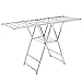 Ohuhu 43" Foldable Stainless Steel Drying Rack, Heavy Duty Folding Laundry Gullwing Clothes Rack