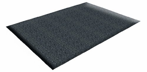 Guardian Soft Step Supreme Anti-Fatigue Floor Mat, Vinyl, 2'x3', Black Pebble Texture